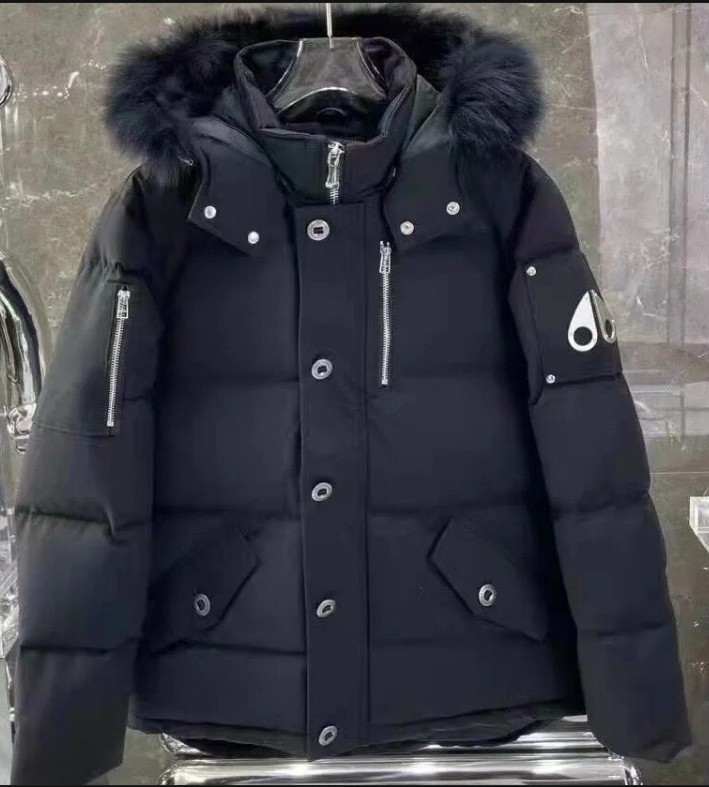 Outdoor Classic Moose Knuckles Warm Scissors Hooded Down Jacket