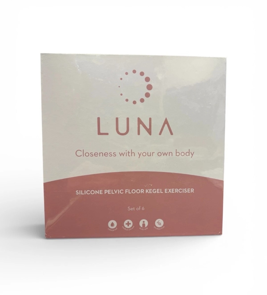 Nebliss By Luna, 6pcs Silicone Pelvic Floor Kegal Exerciser, New Sealed Nebliss By Luna, 6pcs Silicone Pelvic Floor Kegal Exerciser, New Sealed
