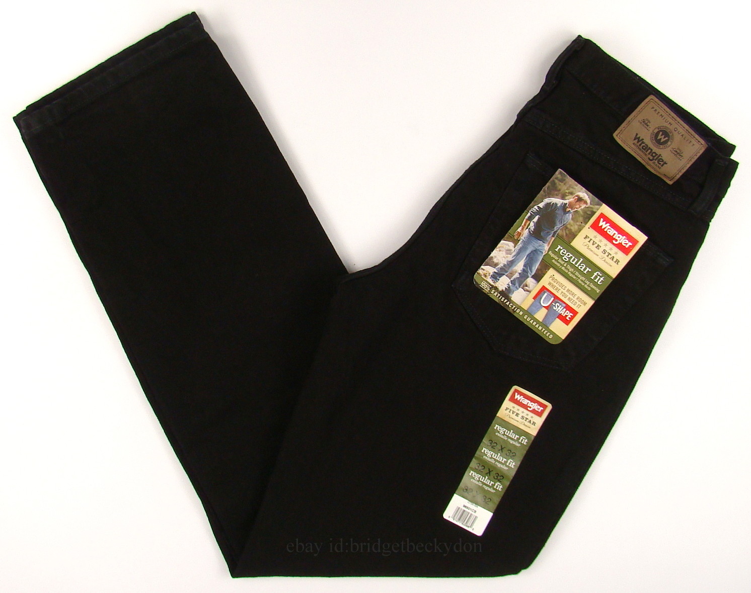 New Wrangler Five Star REGULAR FIT Mens Jeans Sizes 30 31 32 33 34 36 38 40 42