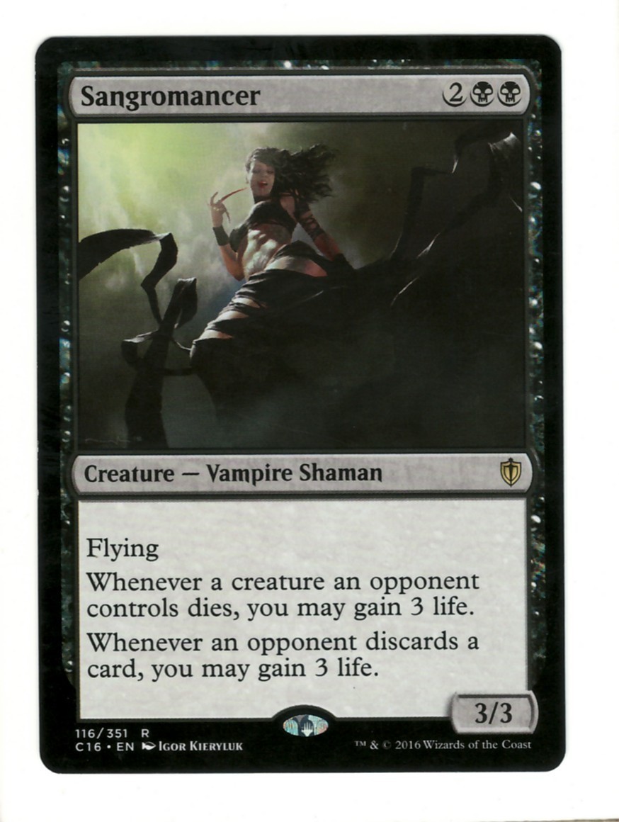 MTG Sangromancer Commander 2016 Magic The Gathering TCG MTG Sangromancer Commander 2016 Magic The Gathering TCG