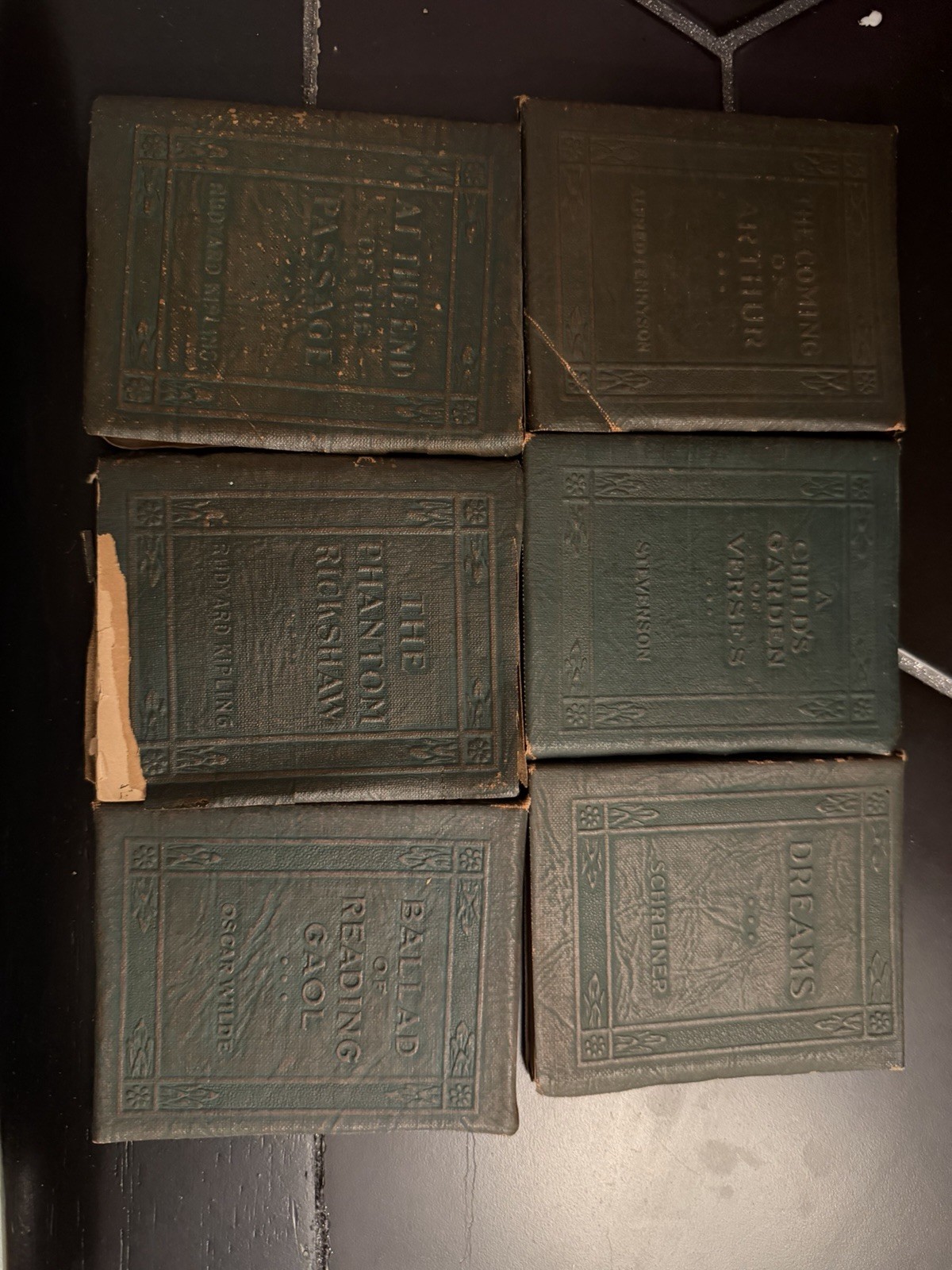 Antique 1920s Little Leather Library Redcroft Edition Miniature Lot Classics