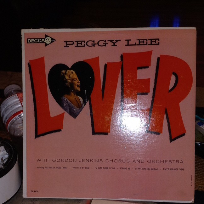 Peggy Lee Lover Decca Vinyl Record Signed “Love, Peggy Lee” Original Music