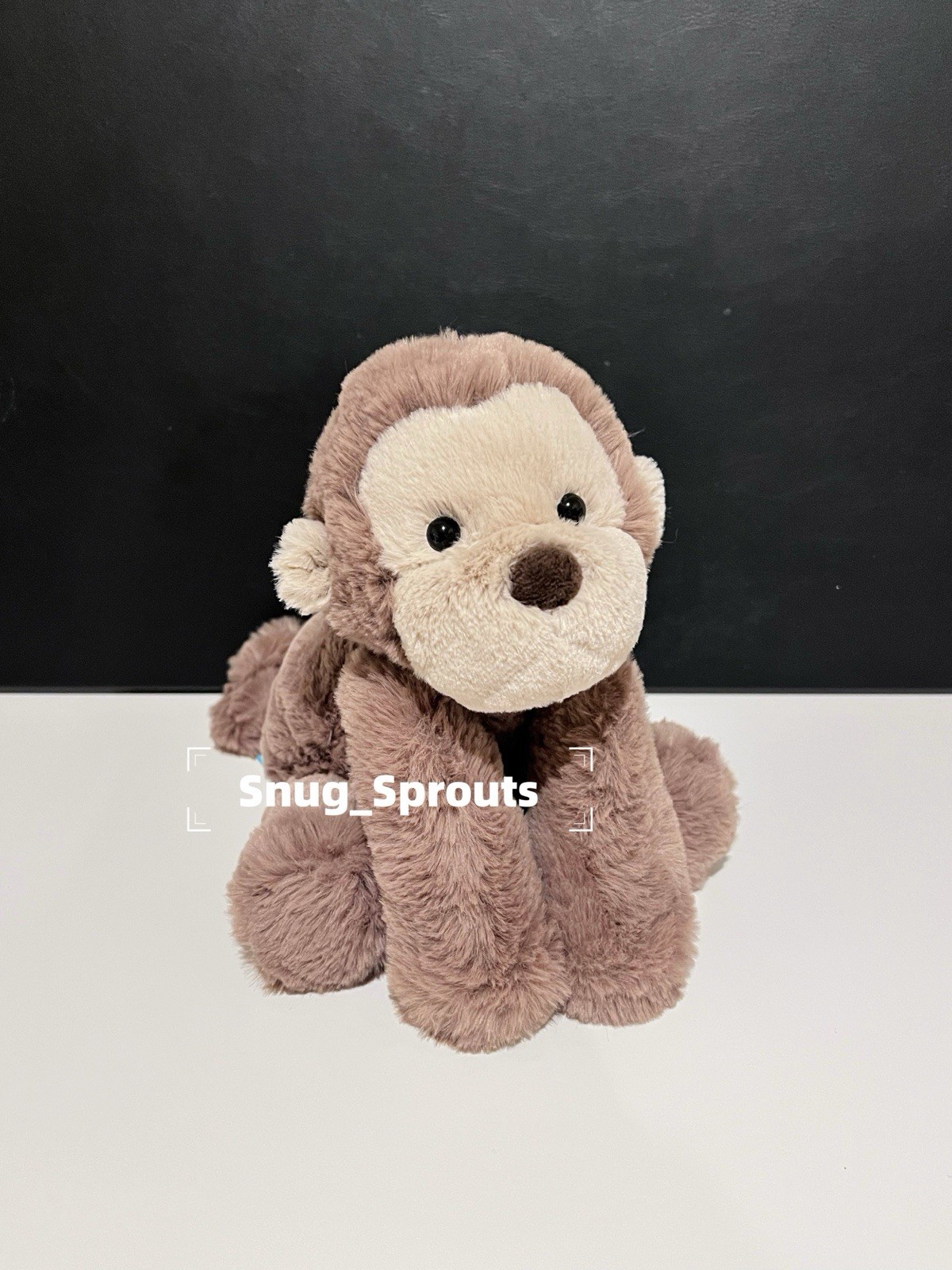 AUTHENTIC‼️ NWT Jellycat medium smudge monkey 14\