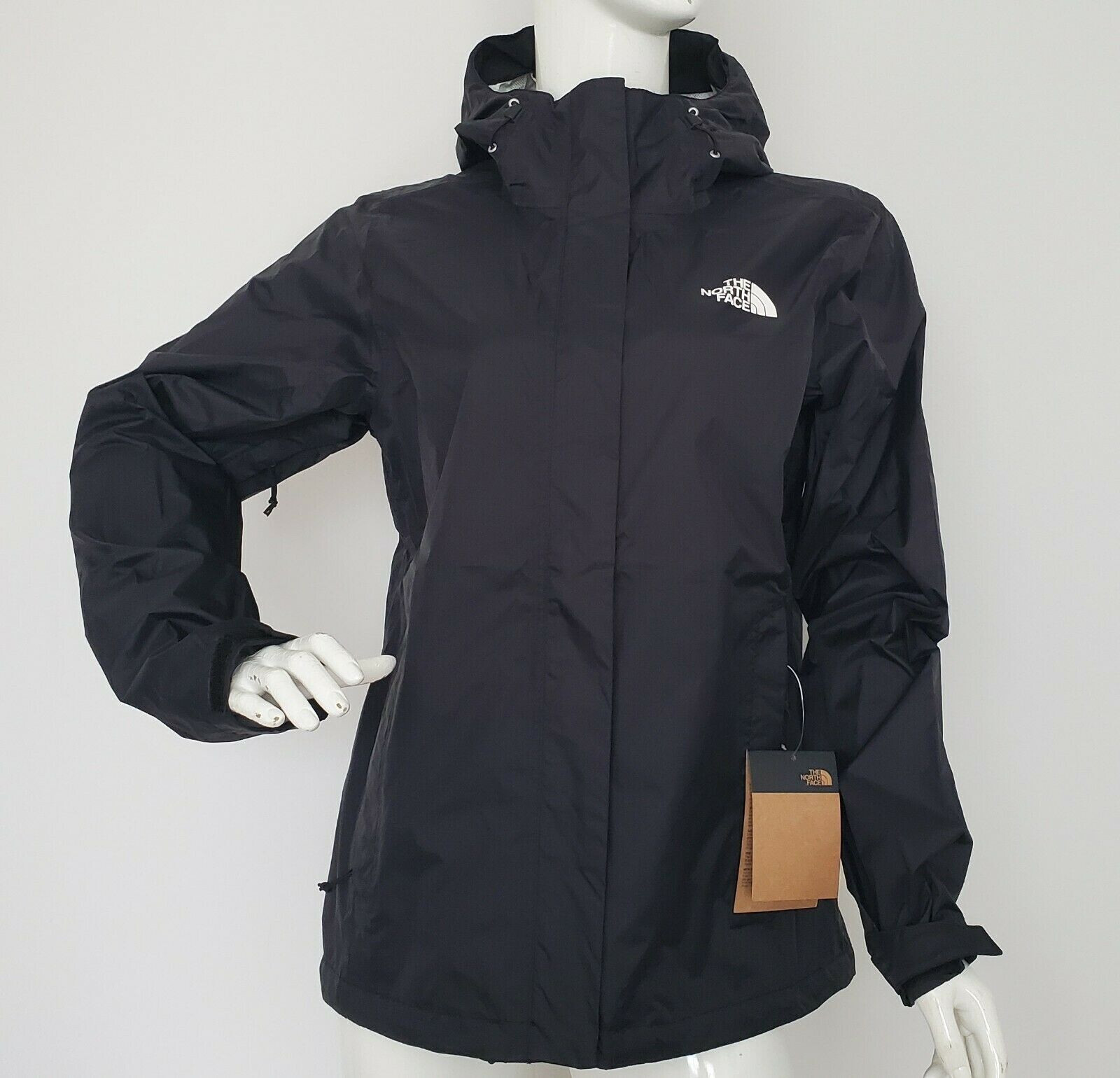 NWT The North Face Women Venture 2 Waterproof Hood Jacket White Log M,L, XL NWT The North Face Women Venture 2 Waterproof Hood Jacket White Log M,L, XL