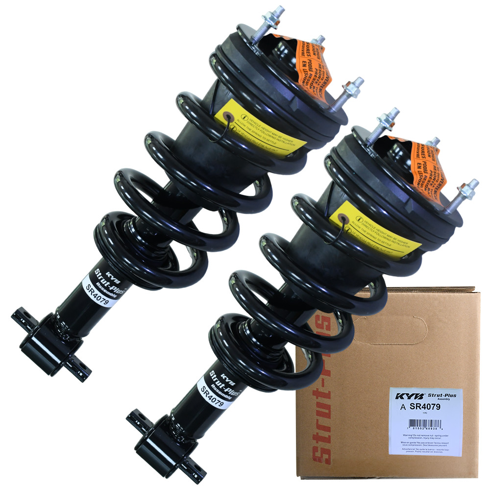 KYB Pair Front Shock Struts w/ Coil Spring For Chevy Suburban Tahoe Yukon Sierra KYB Pair Front Shock Struts w/ Coil Spring For Chevy Suburban Tahoe Yukon Sierra