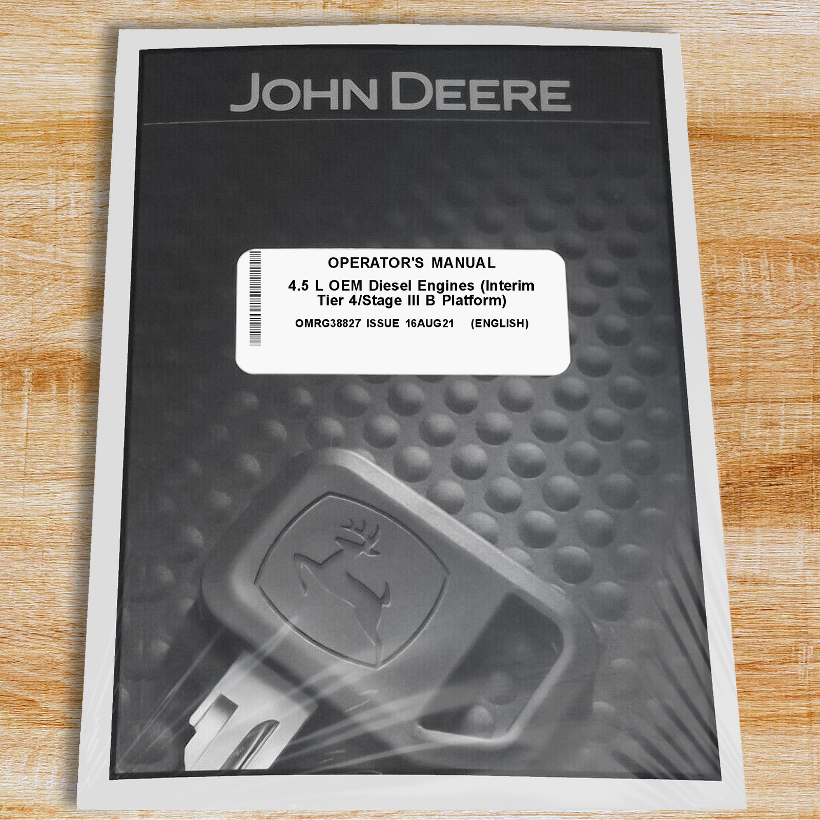 John Deere 4045 4.5 4045HFC92 4045HFC93 4045HFG92 4045HFG93 Engine Owners Manual