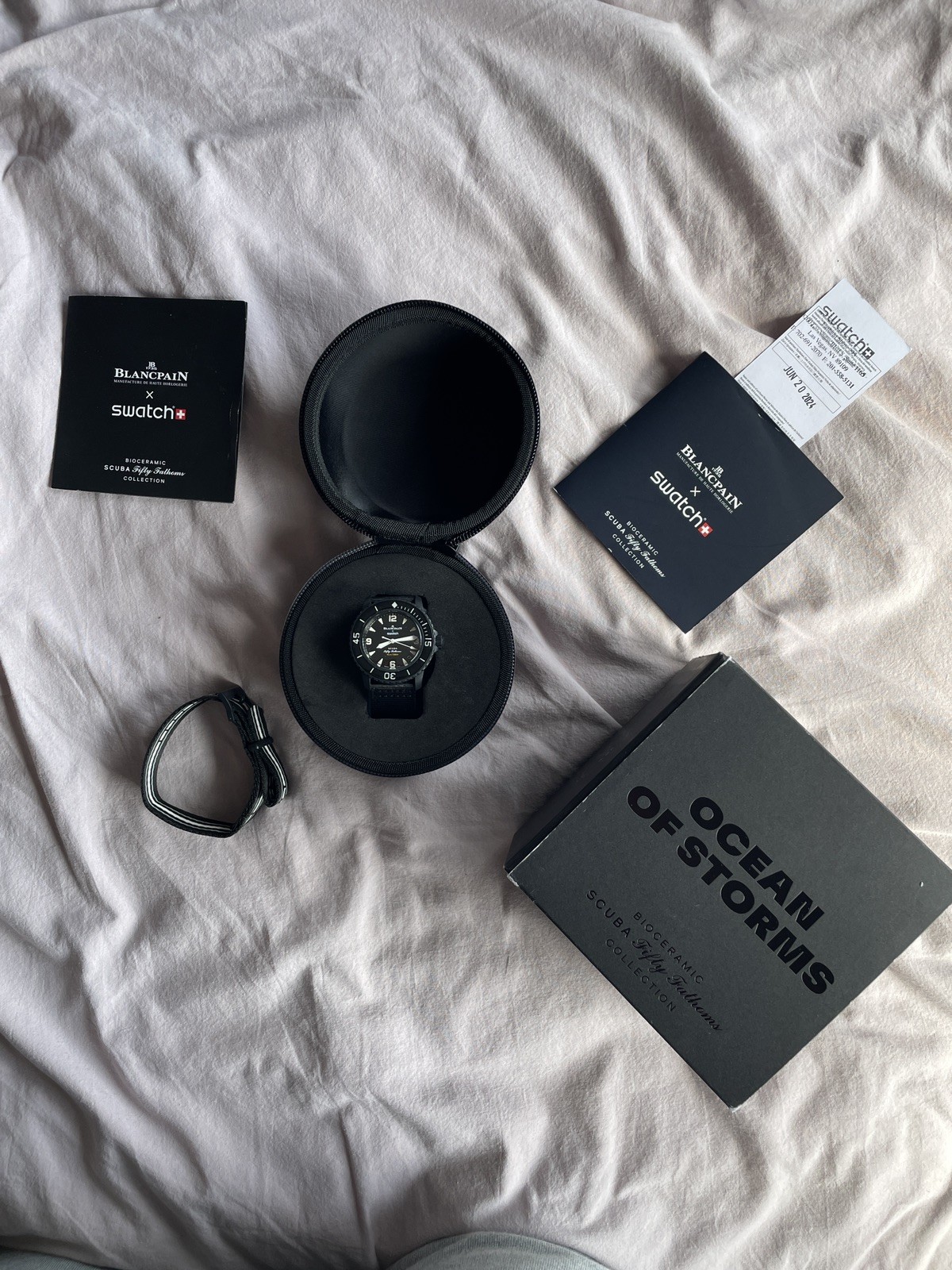 Blancpain x Swatch Scuba Fifty Fathoms Ocean of Storms Bioceramic Watch Blancpain x Swatch Scuba Fifty Fathoms Ocean of Storms Bioceramic Watch