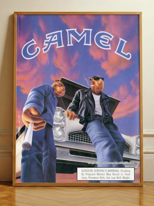 Vintage Camel Poster