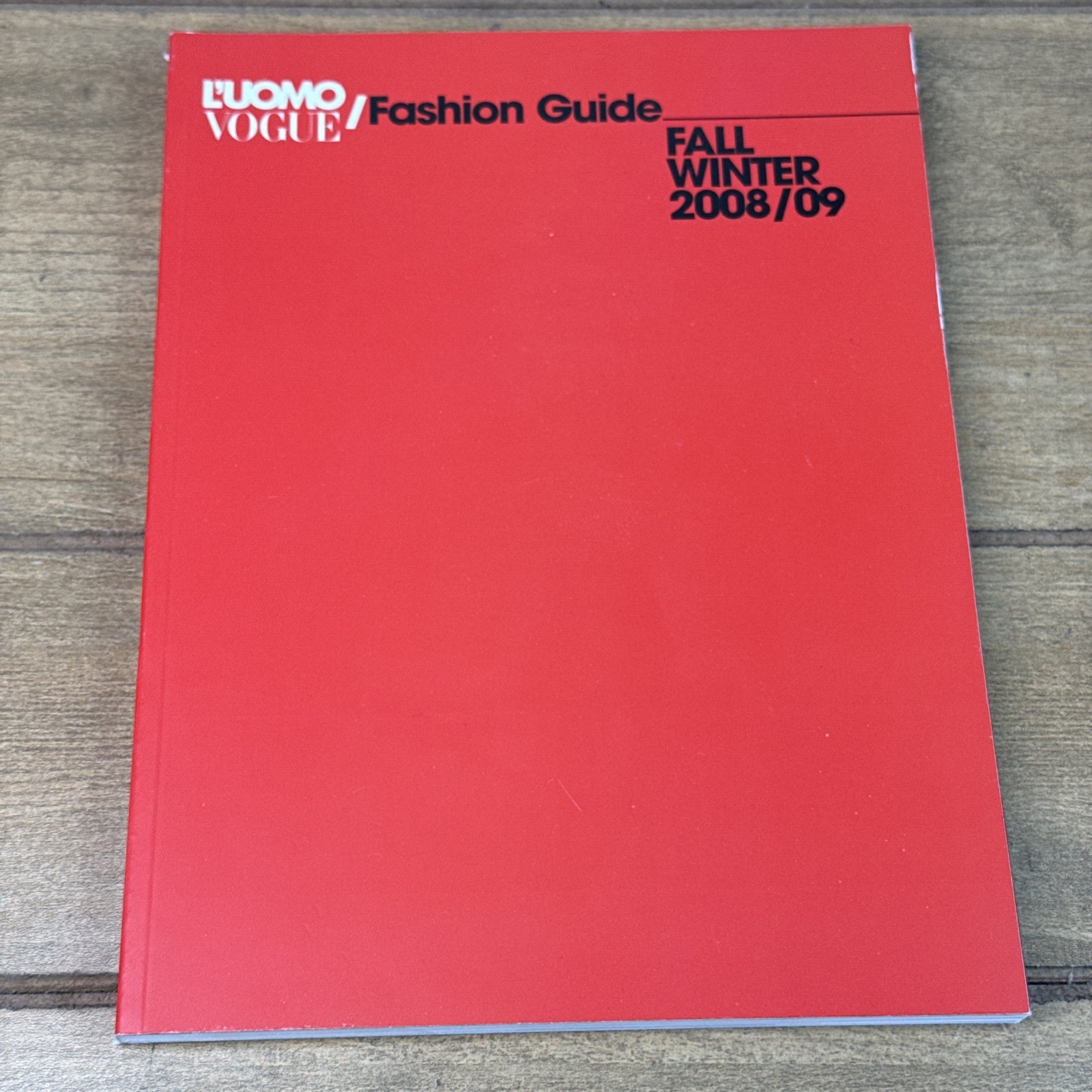 L’UOMO Vogue Fashion Guide Fall Winter 2008 2009 L’UOMO Vogue Fashion Guide Fall Winter 2008 2009