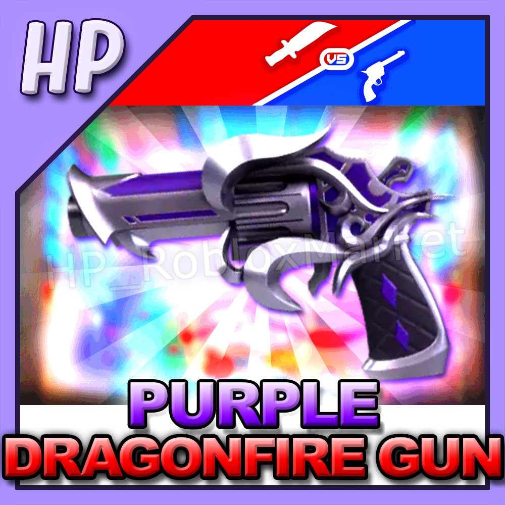 PURPLE DRAGONFIRE GUN | MVSD - Murderers vs Sheriffs Duels [⚡FAST DELIVERY⚡] axe