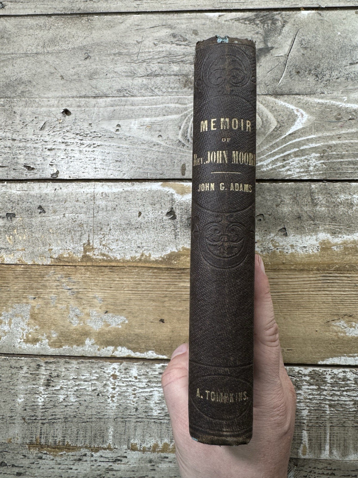 1856 Antique Memoir “Memoir of Rev. John Moore” Illustrated 1856 Antique Memoir “Memoir of Rev. John Moore” Illustrated