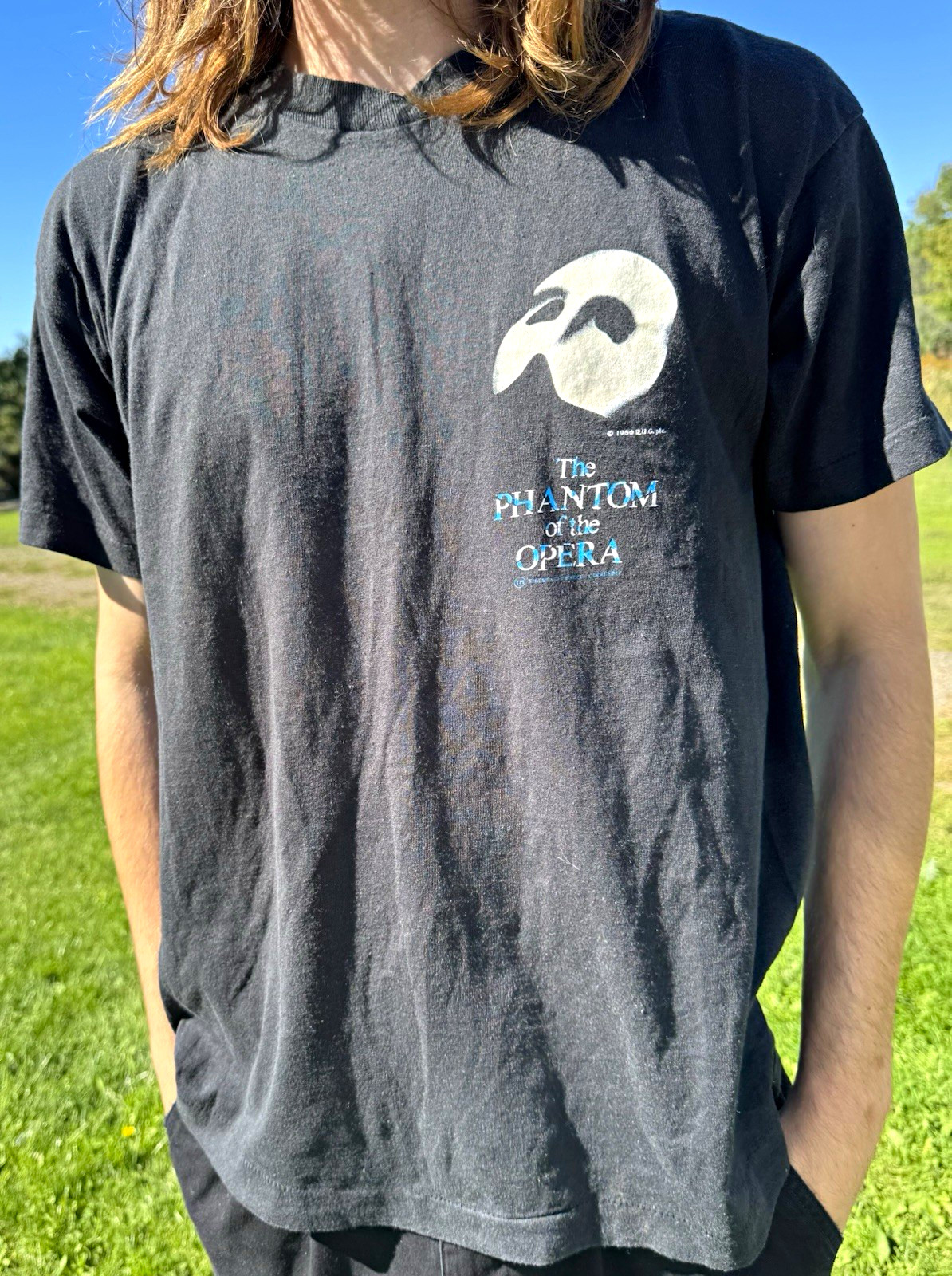 Vtg 1986 Phantom of the Opera Shirt Screen Stars XL Single Stitch 80s Broadway P Vtg 1986 Phantom of the Opera Shirt Screen Stars XL Single Stitch 80s Broadway P