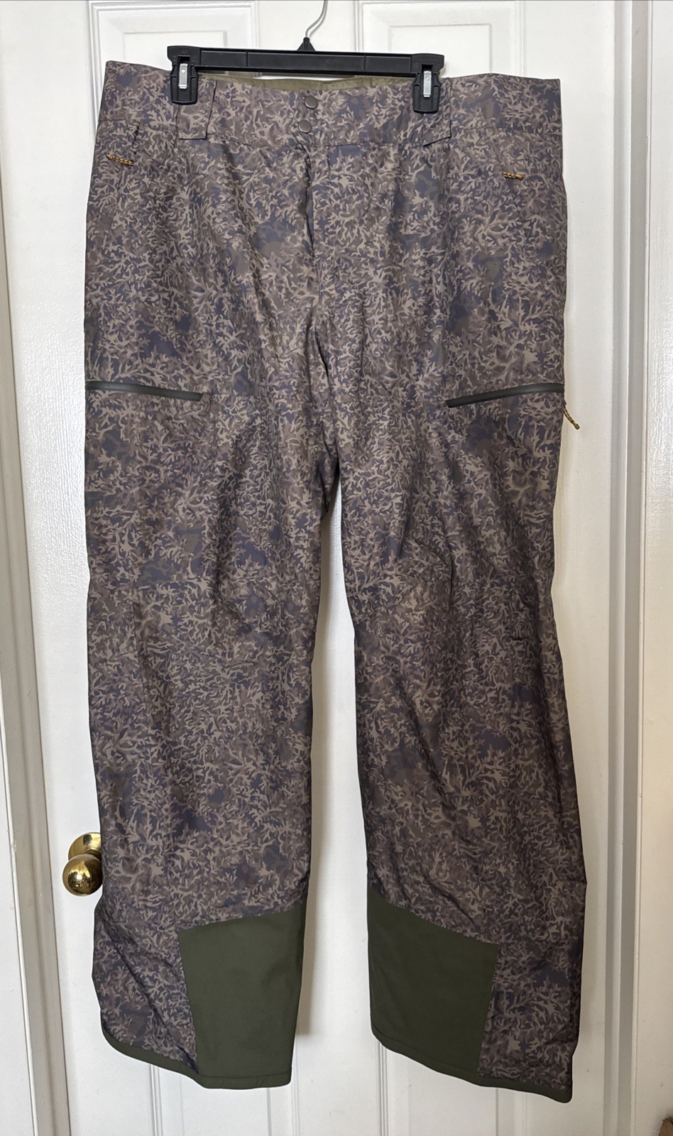 Patagonia $249 Mens XL Powder Town Snow & Alpine Pant Regular Lichen/Basin Green