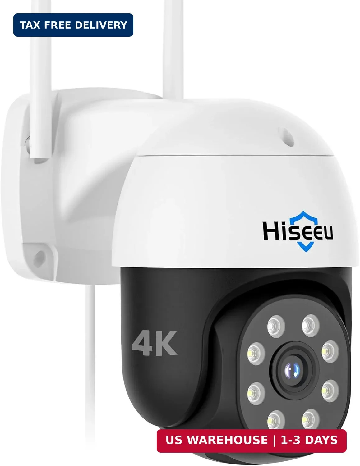 Hiseeu 4K 8MP Security Camera Outdoor, Wireless Home Security Camera Hiseeu 4K 8MP Security Camera Outdoor, Wireless Home Security Camera