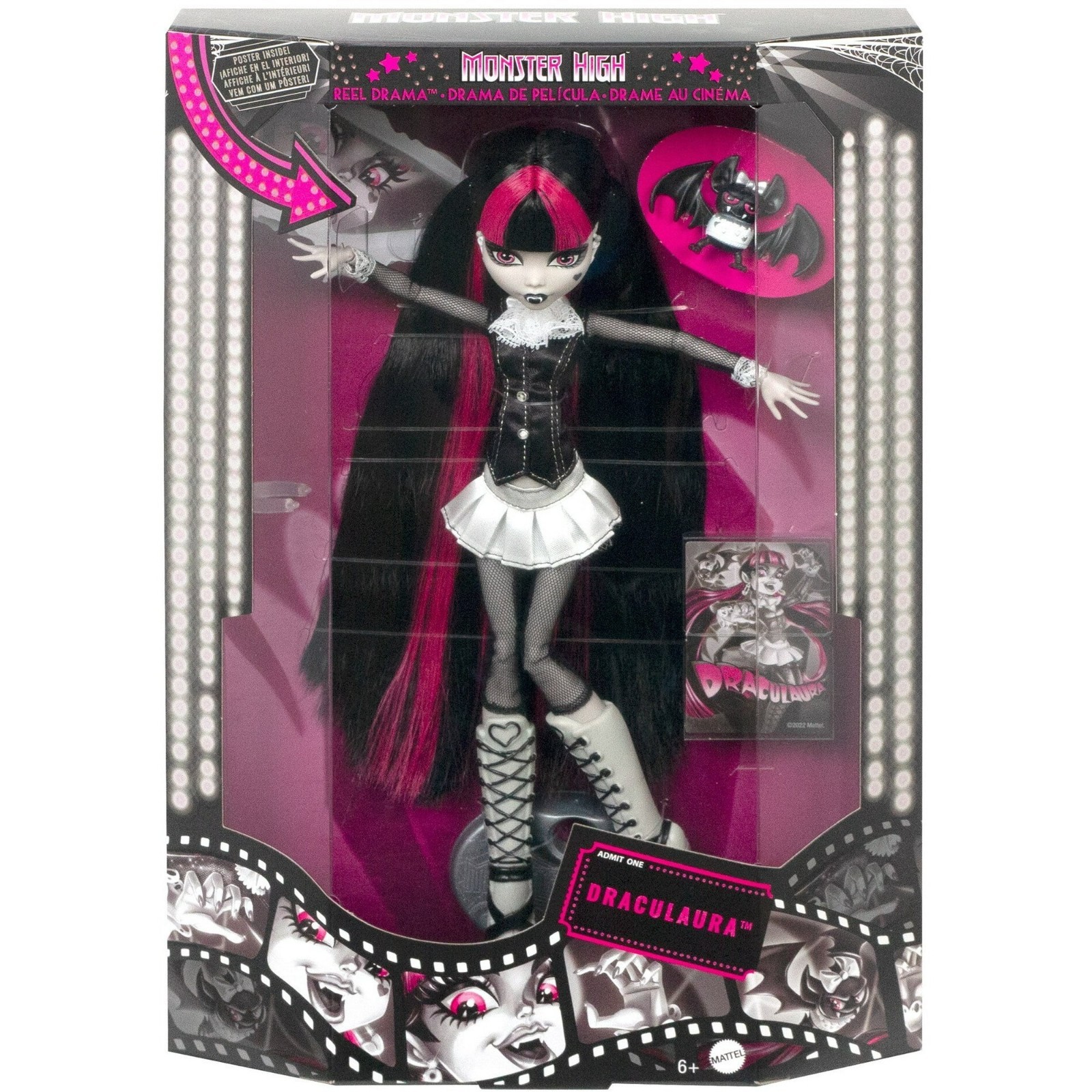 Monster High REEL DRAMA COLLECTOR DOLLS Draculaura Cleo Lagoona Clawdeen Frankie