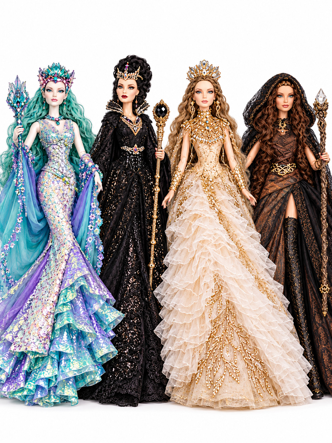 *NEW Barbie Faraway Forest Col; Rare Limited Edition/Production; 4 Doll Set NRFB