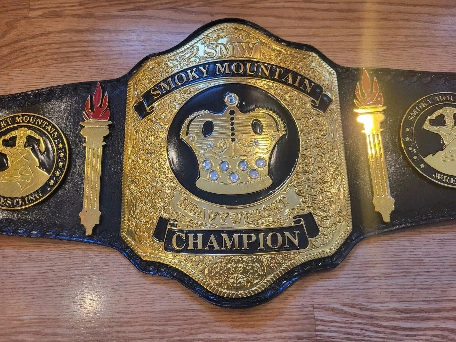 SMW Smoky Mountain Wrestling World Heavyweight Championship Belt Replica Title