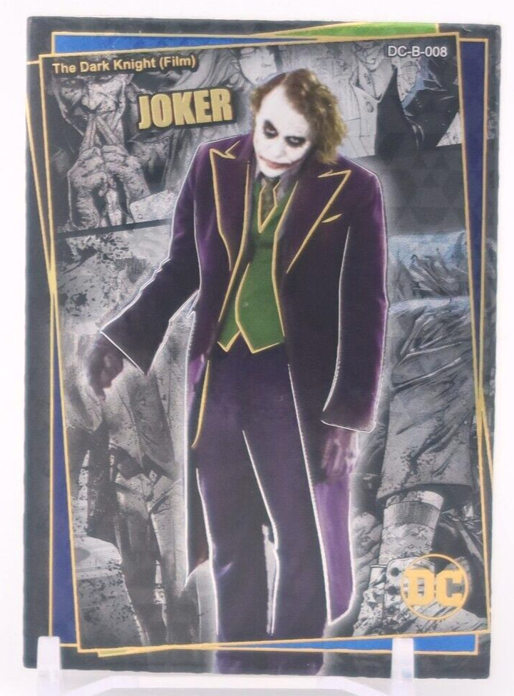2022 DCEU Trading Cards HEATH LEDGER THE JOKER #DC-B-008 BATMAN 2022 DCEU Trading Cards HEATH LEDGER THE JOKER #DC-B-008 BATMAN