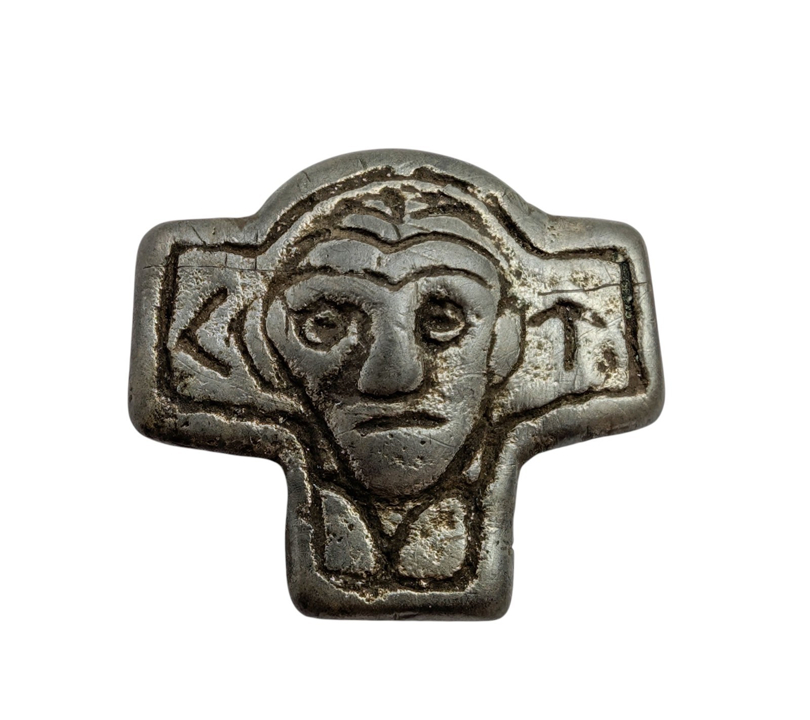 Viking Bronze Runic Ornament – Authentic Norse Era Decorative Fitting