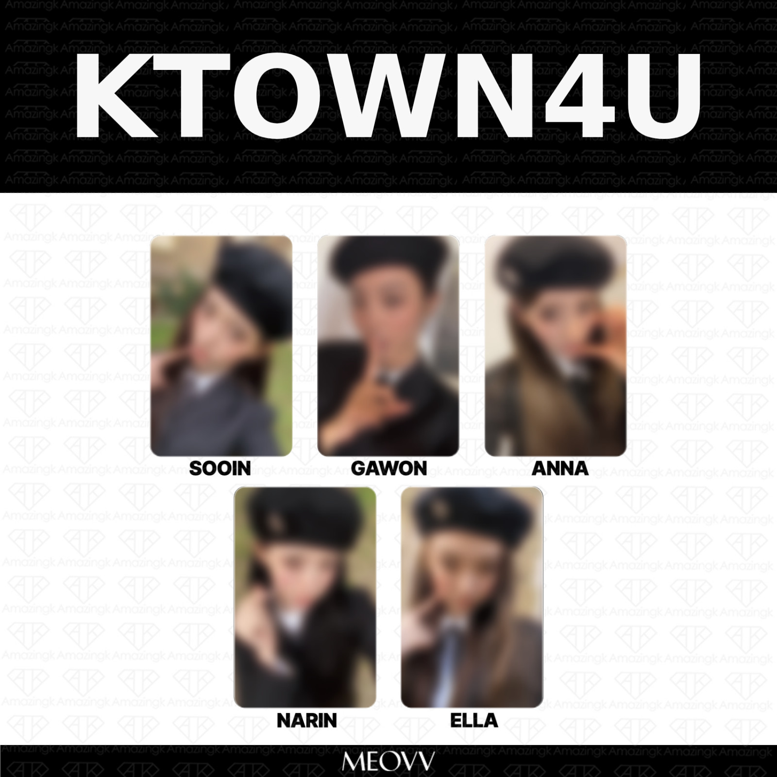 [PreSale] MEOVV Single Album GO HARD Ktown4U Fan Sign Event Photocard