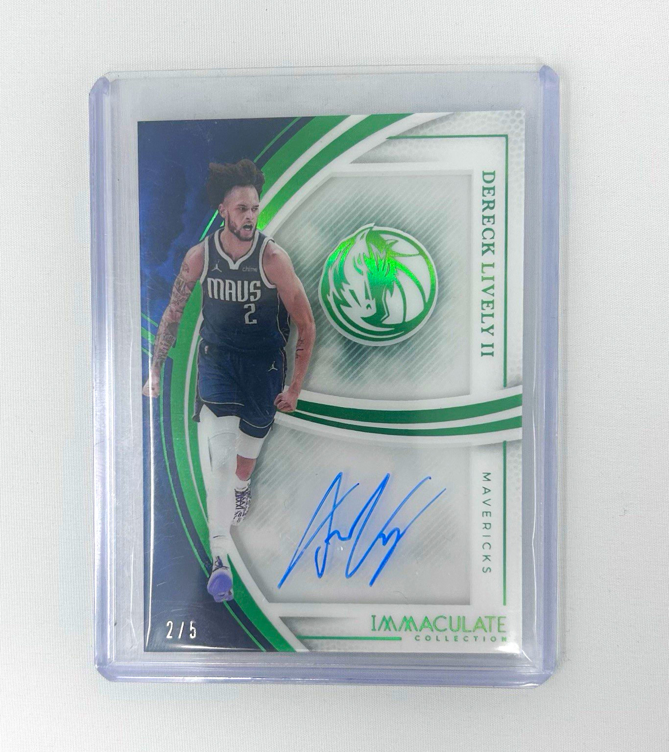2024-25 Panini Immaculate Dereck Lively II SS-LIV /5 Green Jersey Match 2024-25 Panini Immaculate Dereck Lively II SS-LIV /5 Green Jersey Match