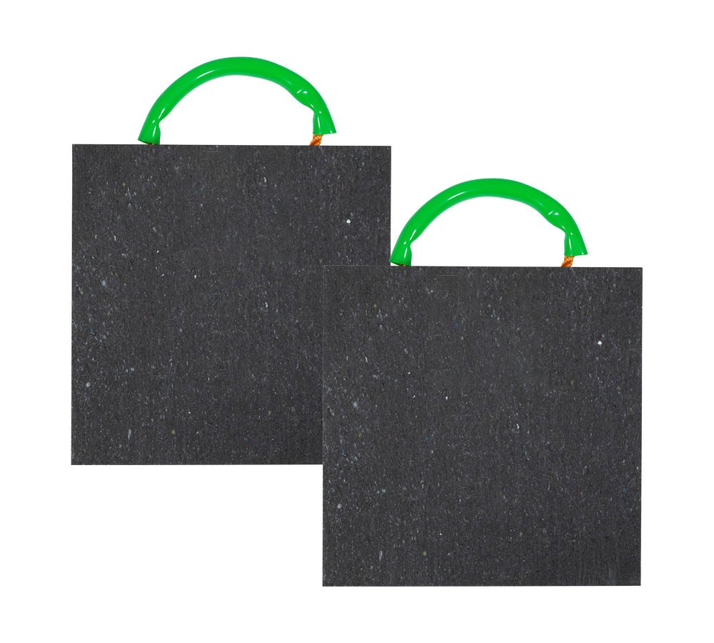 (2 Pack) Mytee High Density Polyethylene Medium Outrigger Pad 18