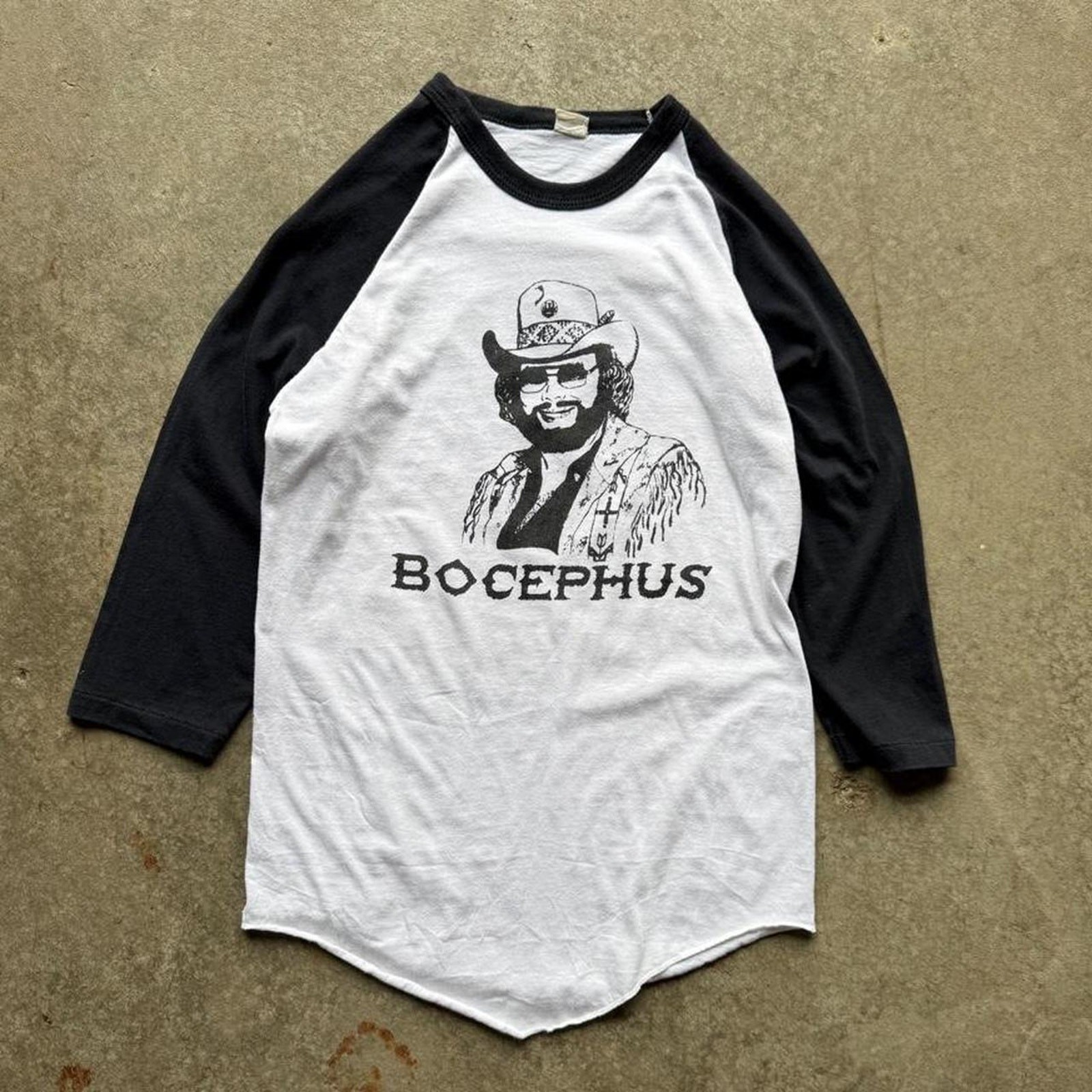 Vintage 1986 Hank Williams Bocephus Whiskey Bent and Hell Bound T-Shirt