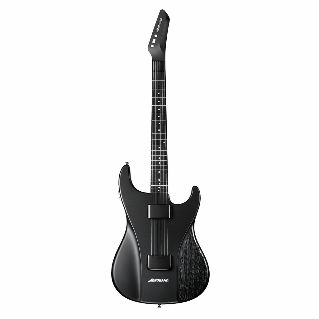 NEW AeroBand Acoustic Electric Black Guitar Has Case Accessories HDMI Compatible