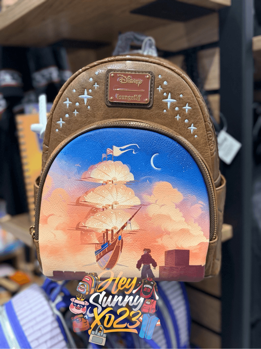 Loungefly Disney Treasure Planet Scenic Mini Backpack Loungefly Disney Treasure Planet Scenic Mini Backpack