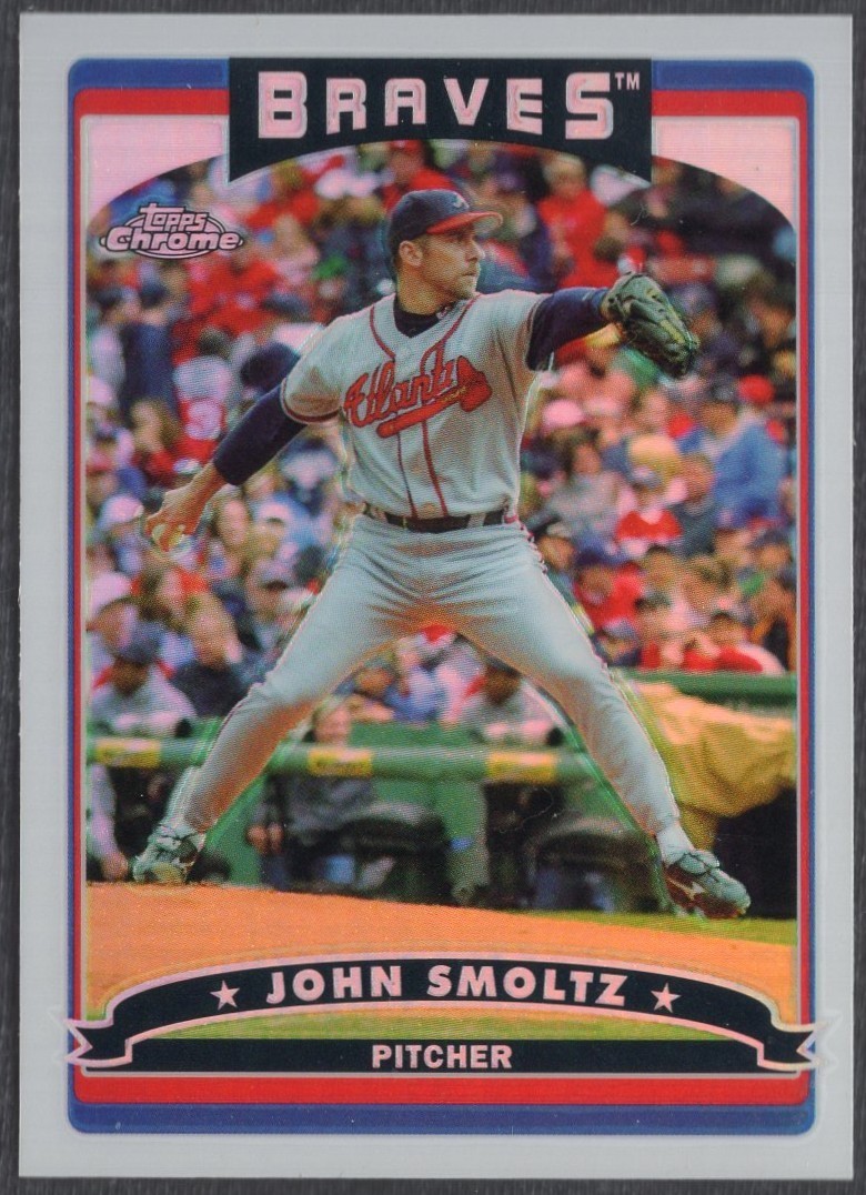 2006 Topps Chrome Refractor #147 John Smoltz