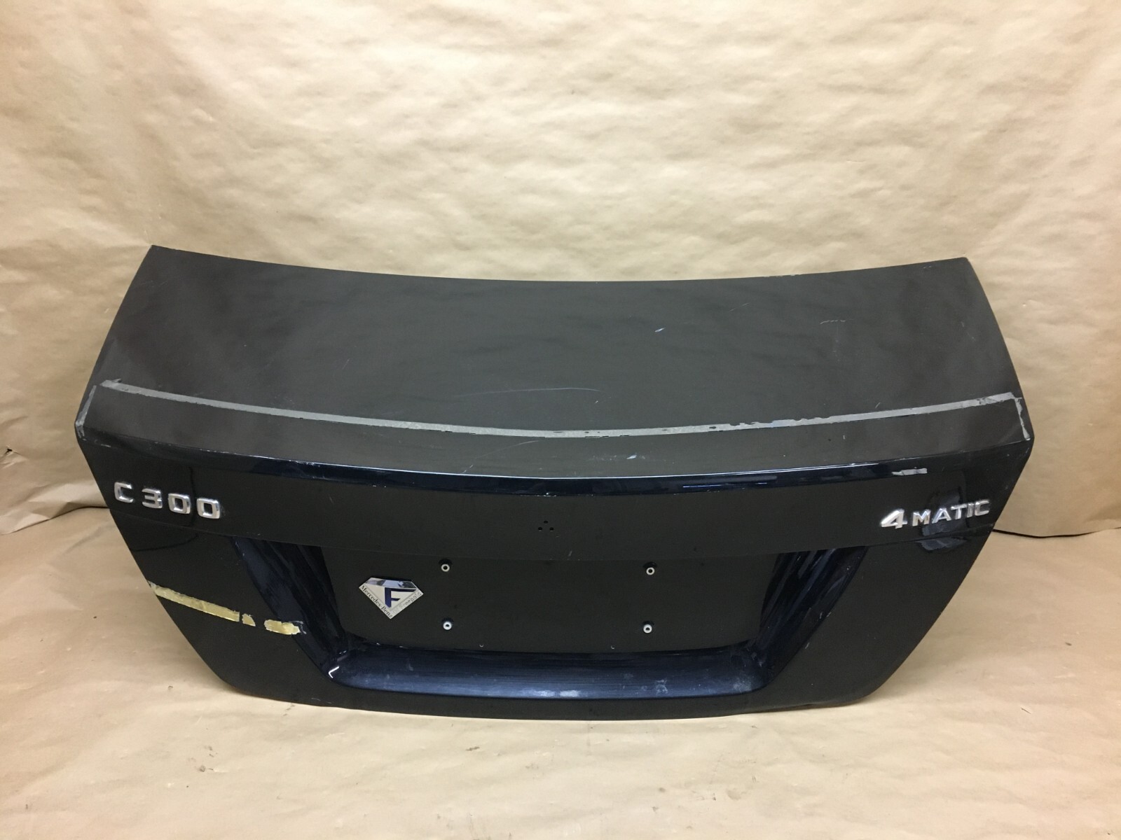 2008-2014 Mercedes C CLASS W204 C250 C300 Sedan Rear Trunk Lid Deck OEM Black 2008-2014 Mercedes C CLASS W204 C250 C300 Sedan Rear Trunk Lid Deck OEM Black