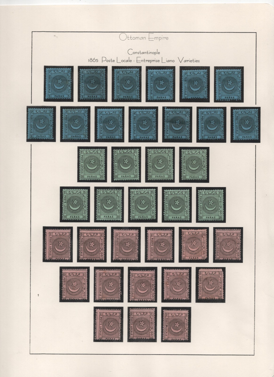 Turkey 1908-1915 Collection Of Hundreds On 17 Album Pages Many Diff. Varieties