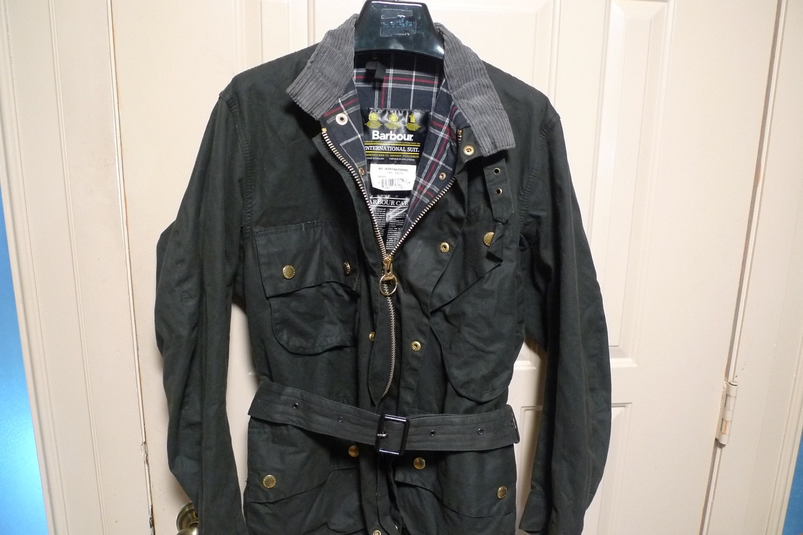 BARBOUR -M7 INTERNATIONAL SUIT WAX COTTON JACKET -MADE@ UK - NATO MODEL -40-RARE