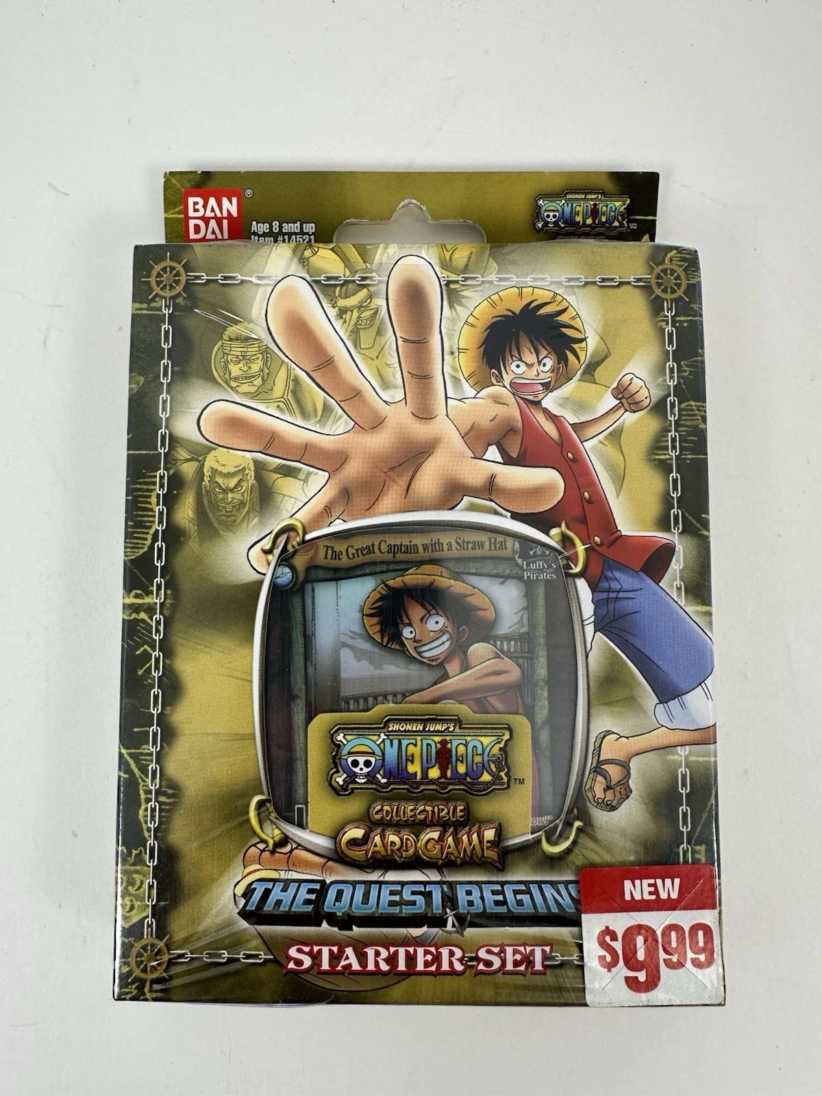 2005 Bandai Vintage One Piece - The Quest Begins Sealed Starter Deck English