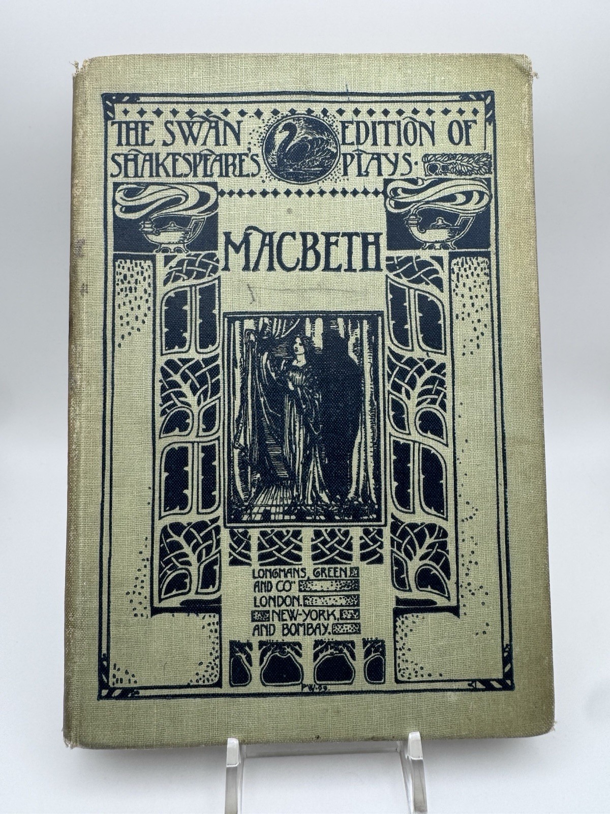 Antique 1899 Macbeth William Shakespeare 1st Edition Swan Series Art Nouveau HC