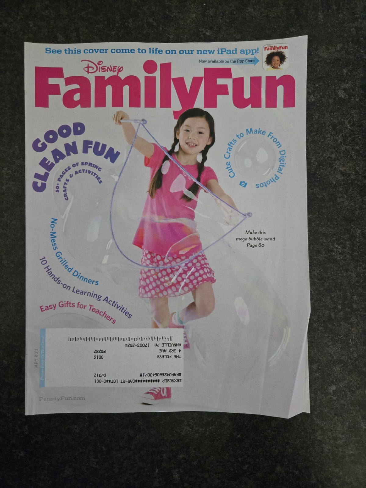 Disney FamilyFun Magazine May 2011 Good Clean Fun *FO Disney FamilyFun Magazine May 2011 Good Clean Fun *FO
