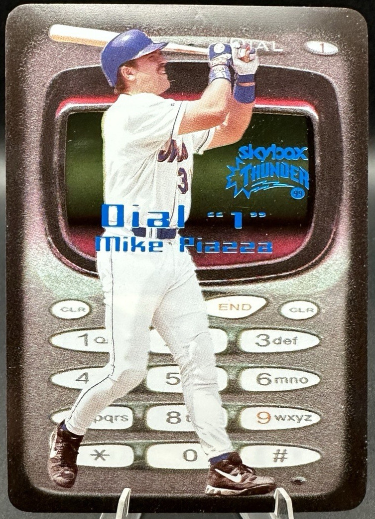1999 Skybox Thunder Mike Piazza Dial 1 One - Mets