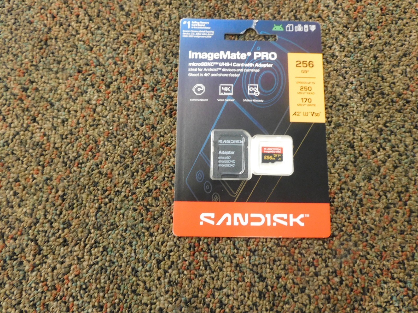 SanDisk 256GB ImageMate Pro microSDXC UHS 1 Memory Card SanDisk 256GB ImageMate Pro microSDXC UHS 1 Memory Card