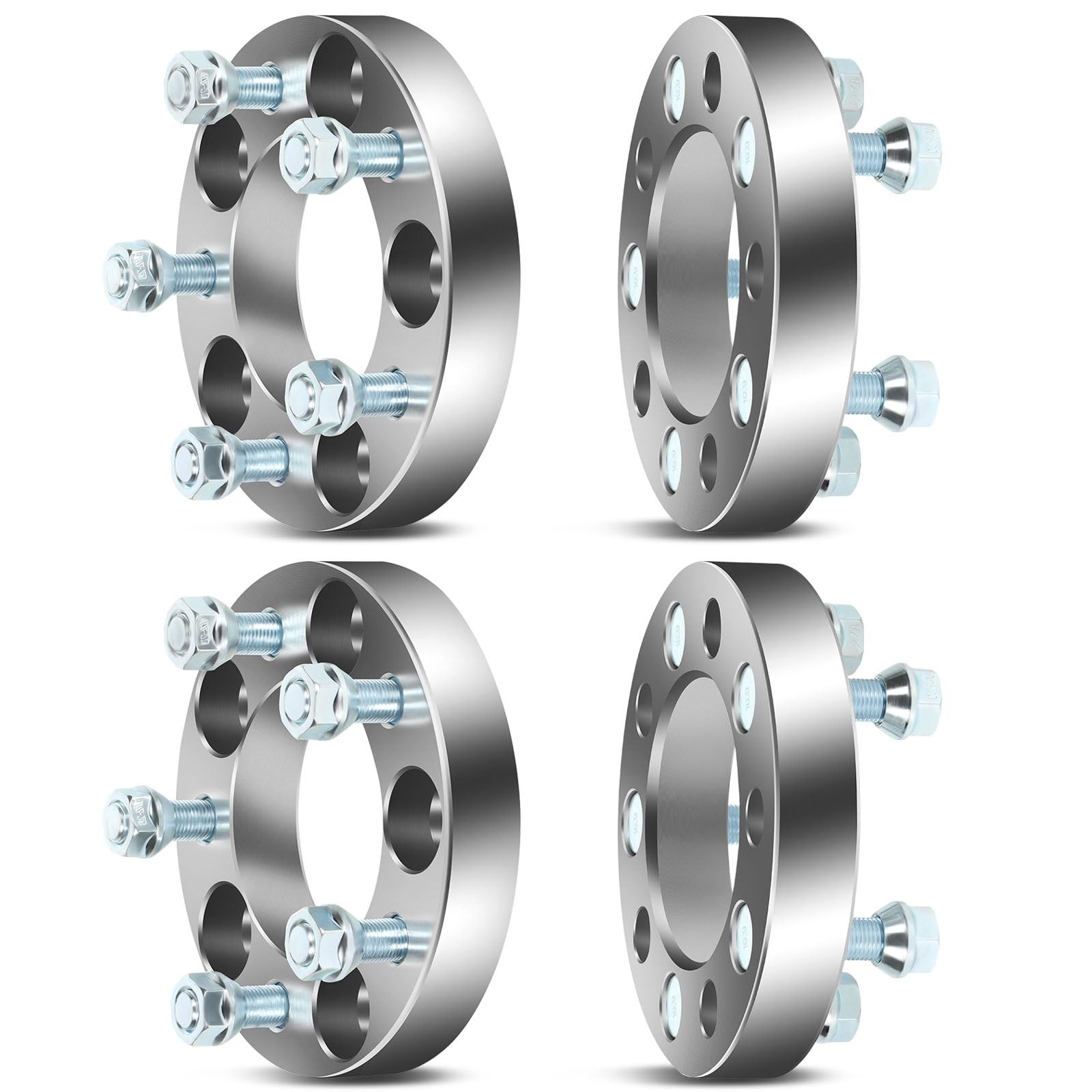 4PCS 5x4.5 Wheel Spacers Adapters 1/2 Studs for Ford Bronco Crown Victoria Edge