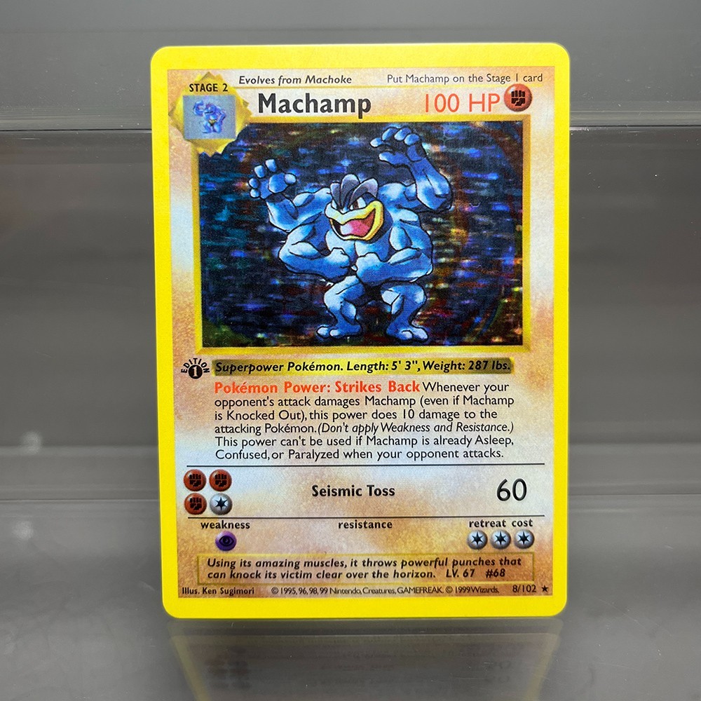 1996 Pokémon Crd 1st Edition Charizard Blastoise Dragonite  Base Set Single Foil