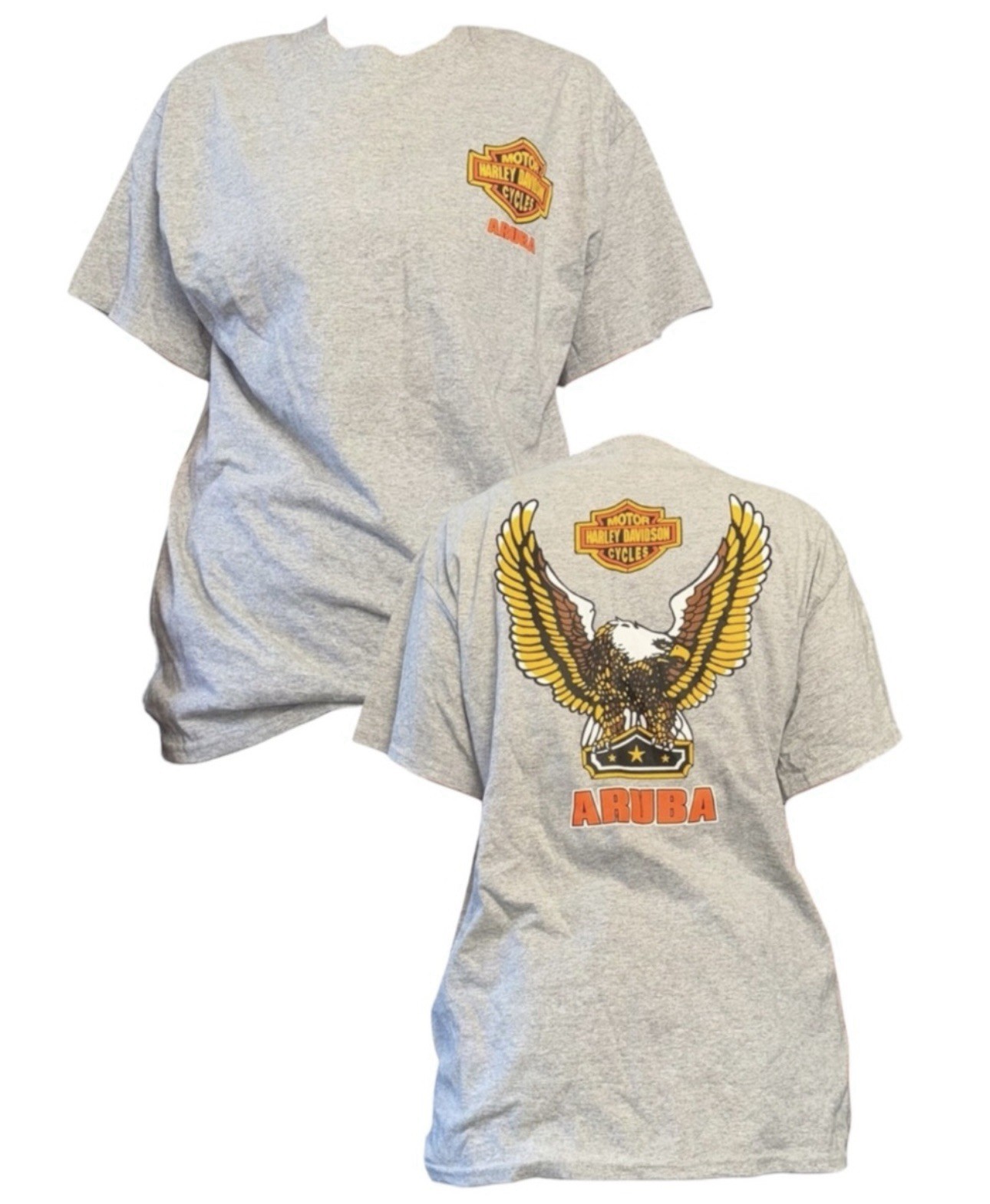 NWOT Harley-Davidson Gray Aruba Eagle T-Shirt