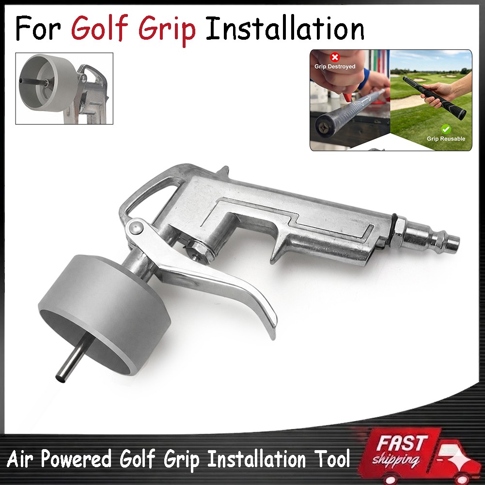 Air Powered Golf Grip Installer Tool For Golf Club Shaft Regripping Installation Air Powered Golf Grip Installer Tool For Golf Club Shaft Regripping Installation