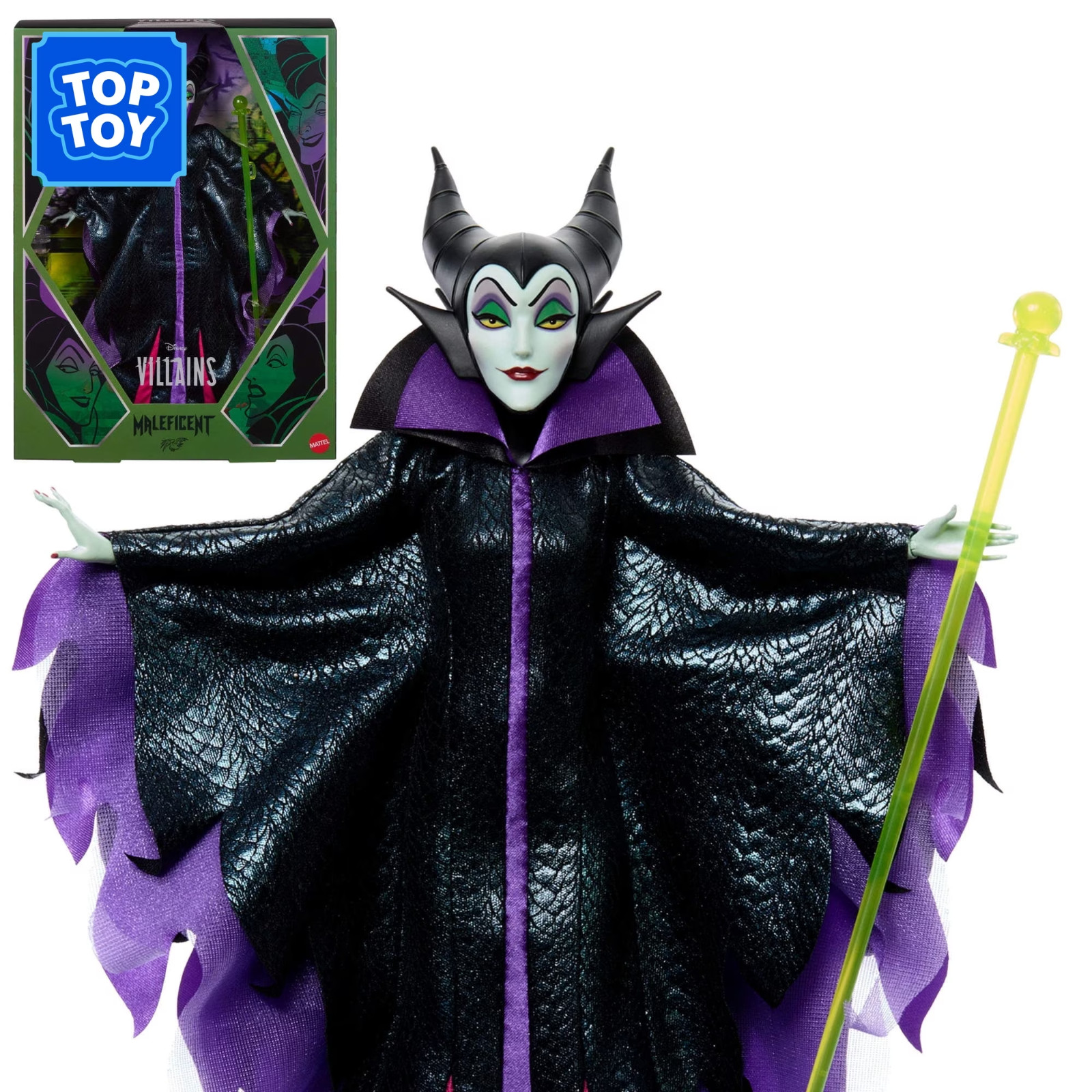 Disney Collector Maleficent Collectible Villains Fashion Doll in Signature Look Disney Collector Maleficent Collectible Villains Fashion Doll in Signature Look