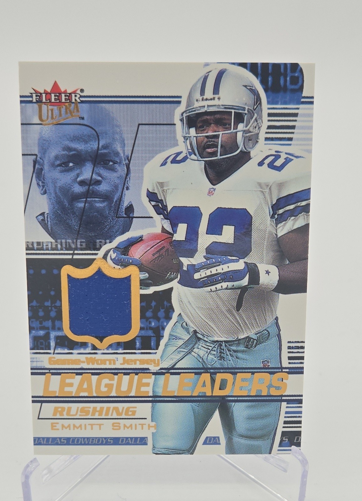 2002 Fleer Ultra - League Leaders Emmitt Smith Jerseys (MEM) 2002 Fleer Ultra - League Leaders Emmitt Smith Jerseys (MEM)