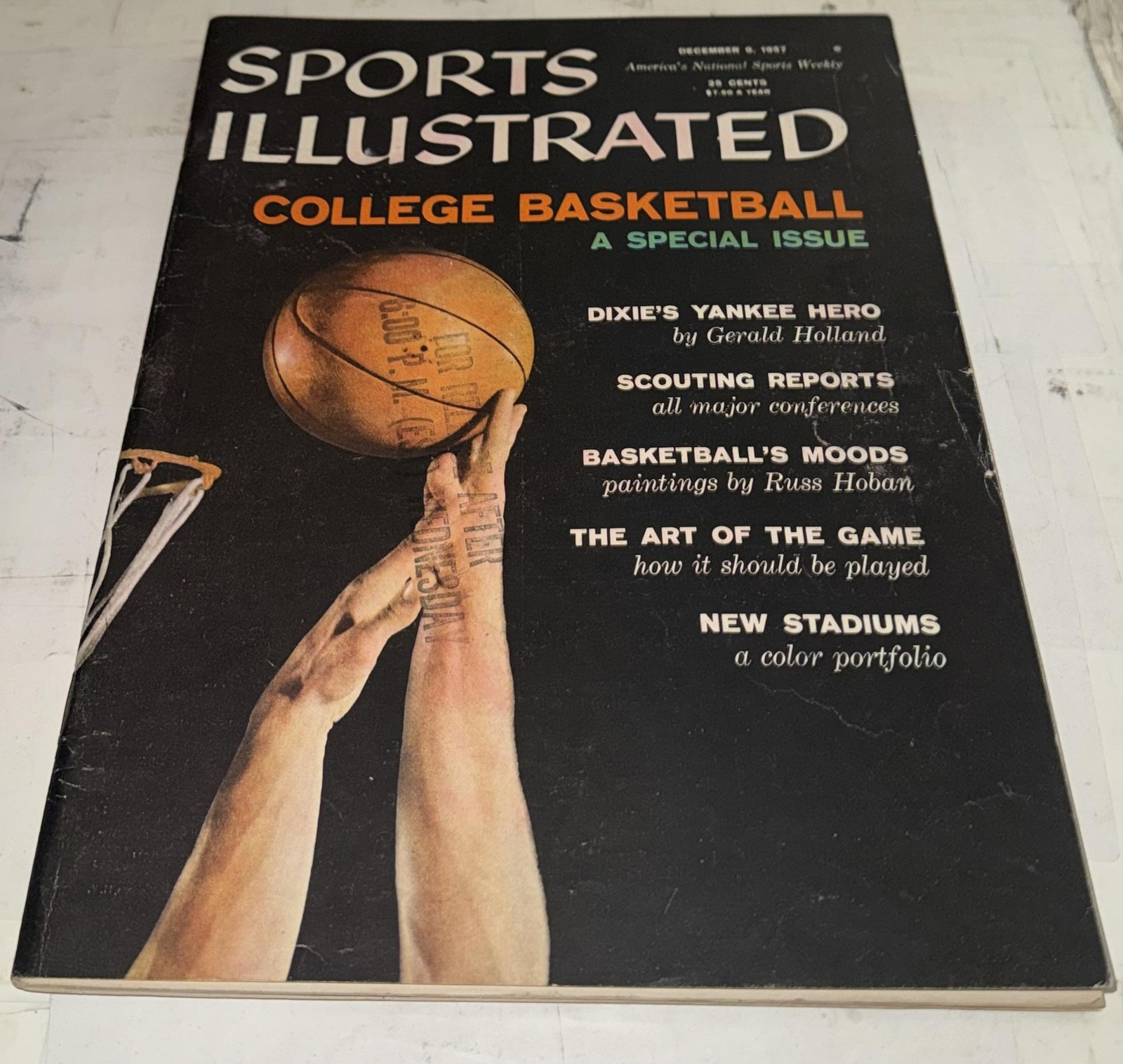 Vintage 1957 Sports Illustrated College Basketball Special Issue Magazine Dec 9