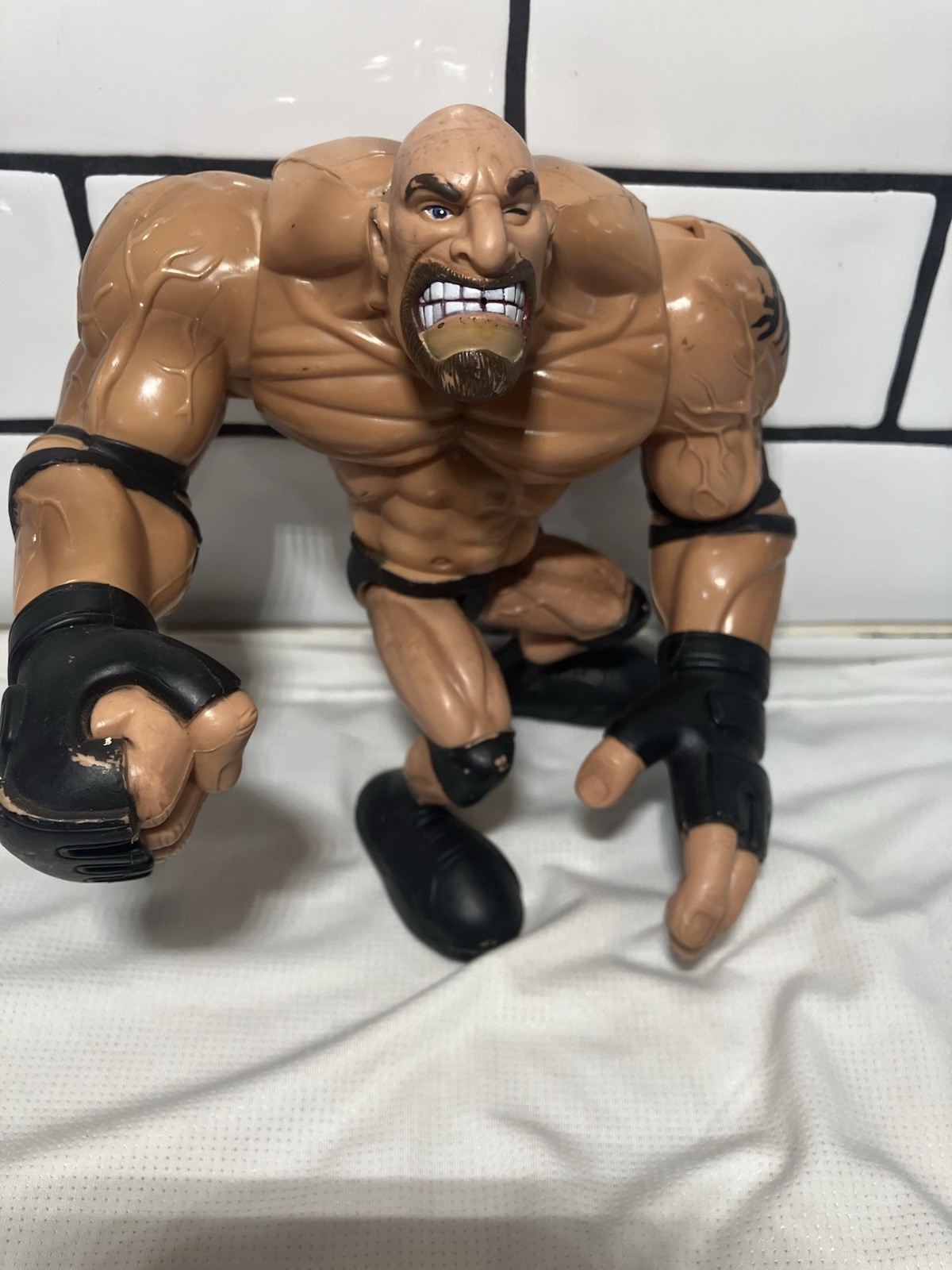 Vintage 2000 Toy Biz WCW Gross-Out Wrestlers GOLDBERG Action Figure Rare WWE