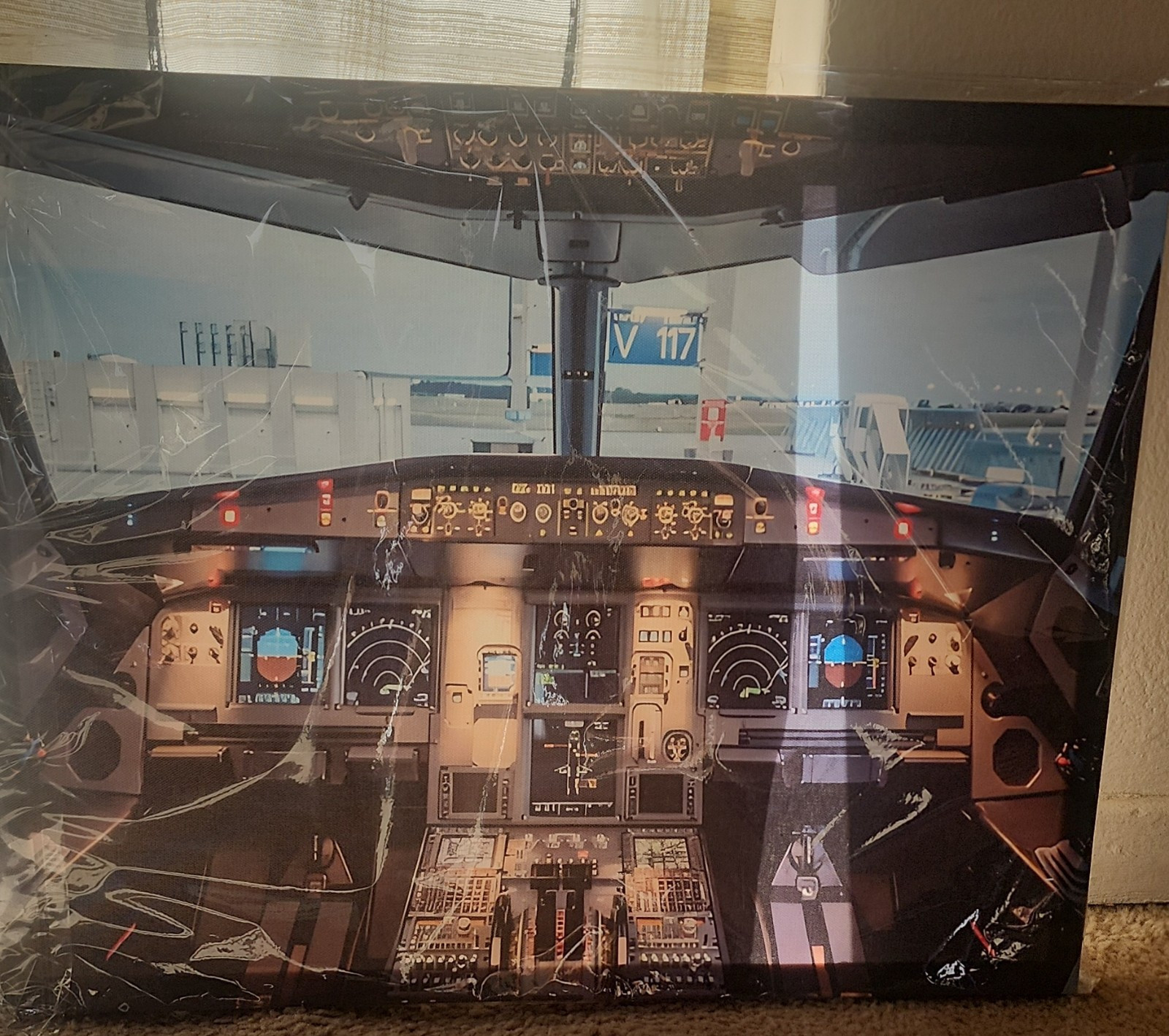 Jet Aircraft Cockpit Photo Print Aviation Wall Art Decor for Home Office Jet Aircraft Cockpit Photo Print Aviation Wall Art Decor for Home Office