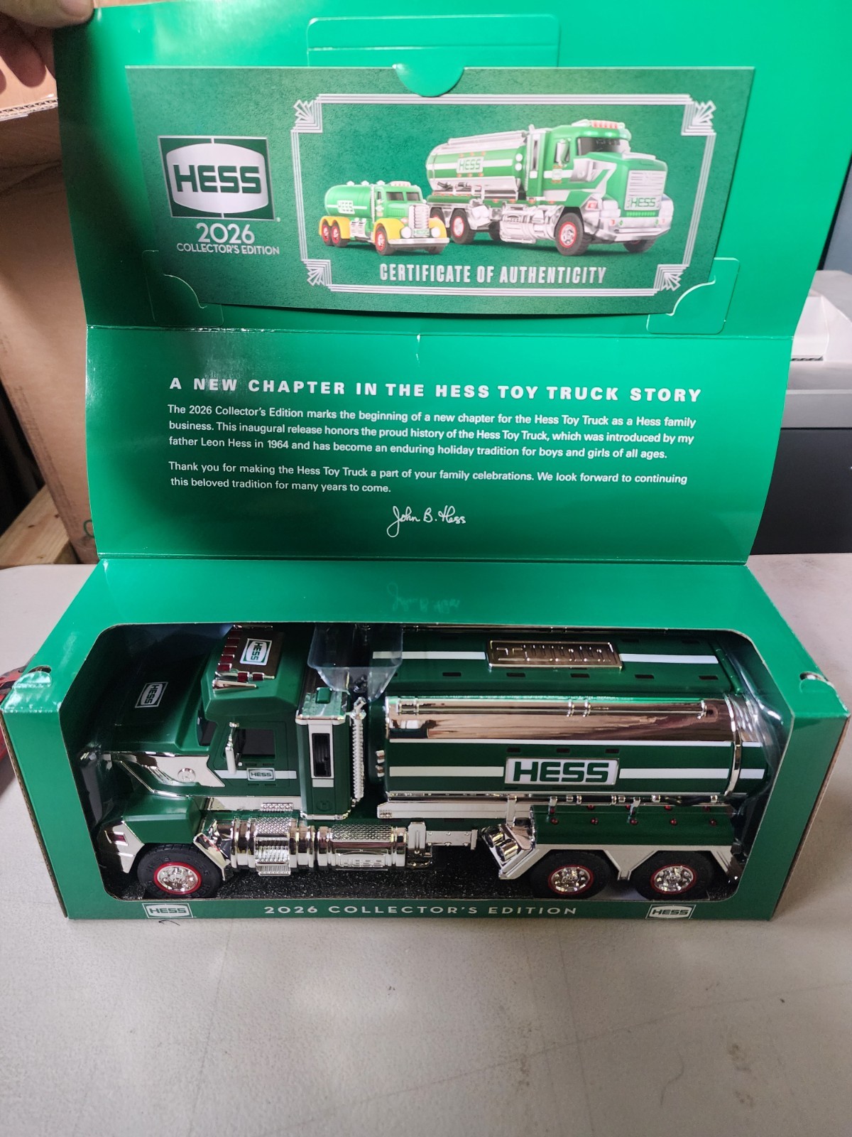 2026 Commemorative Hess truck extremely limited edition