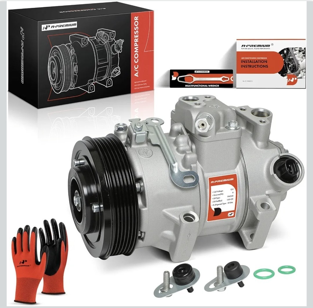 A/C Compressor-New Compressor with Clutch DENSO 471-1607