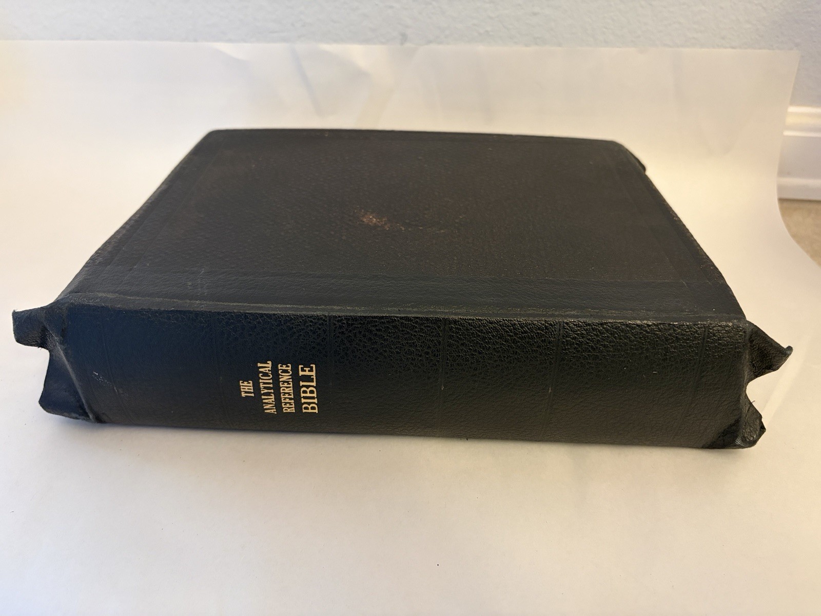 Antique Victorian Holy Bible Wilmore\'s New Analytical Reference 1905 Leather